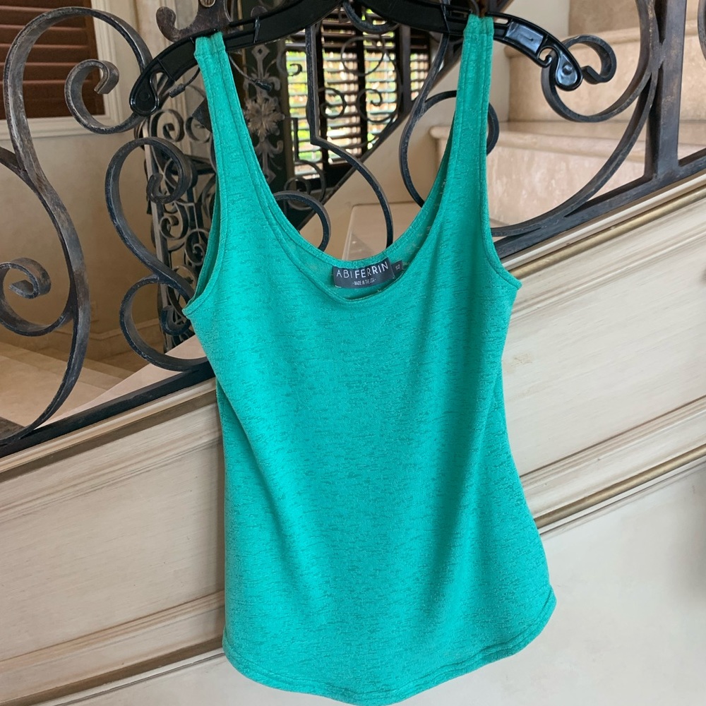 sea foam green tank